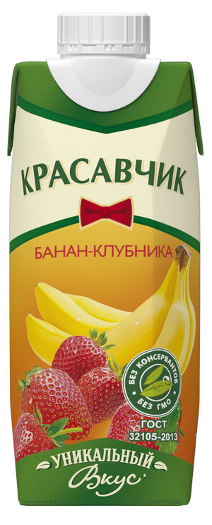 КРАСАВЧИК Банан-Клубника